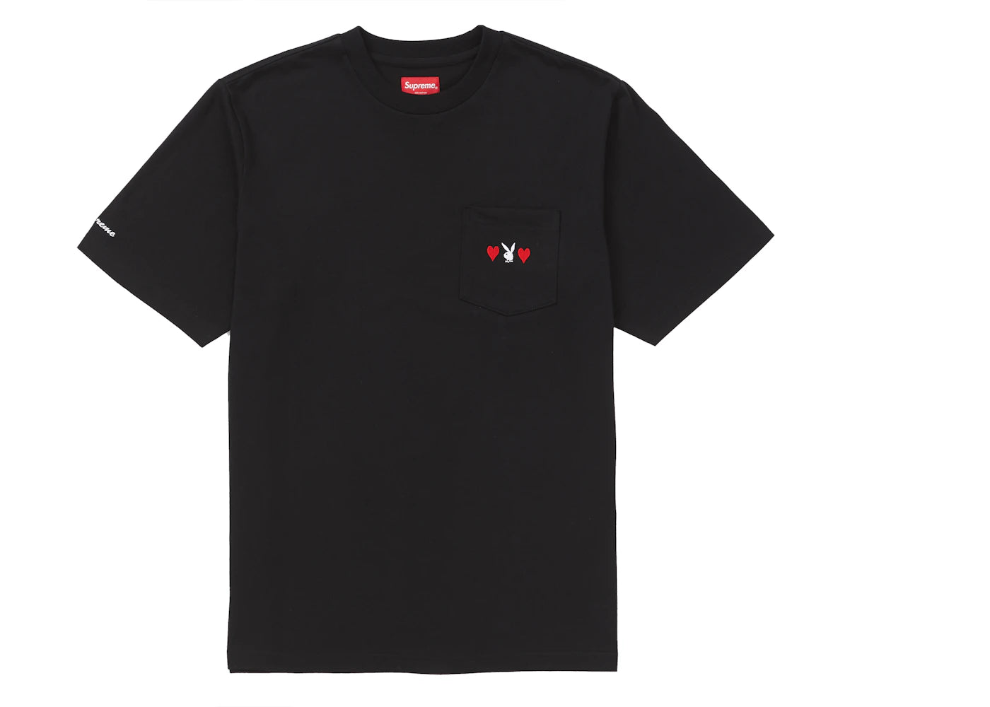 Supreme Playboy Pocket Tee Black