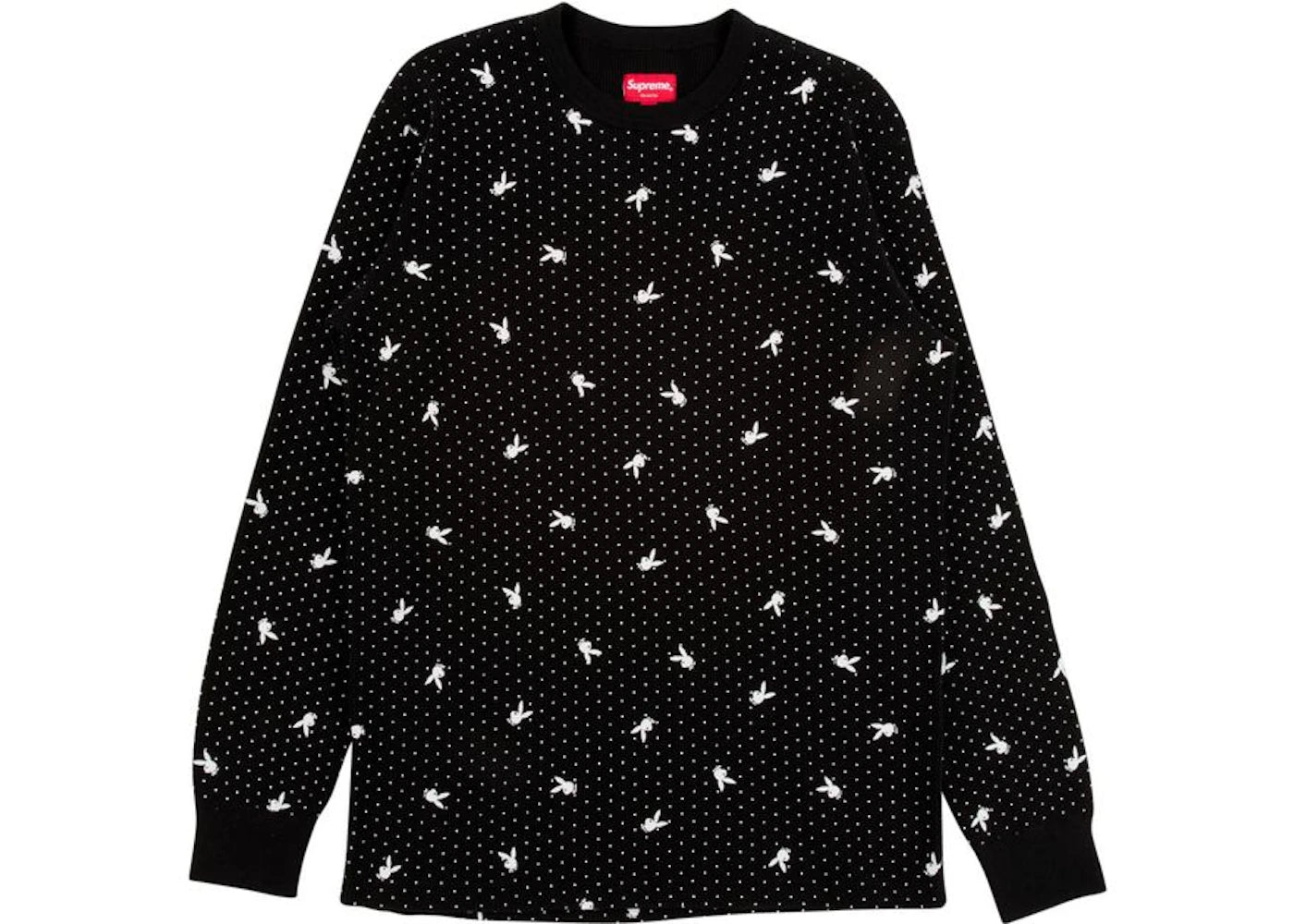 Supreme Playboy Waffle Thermal Black