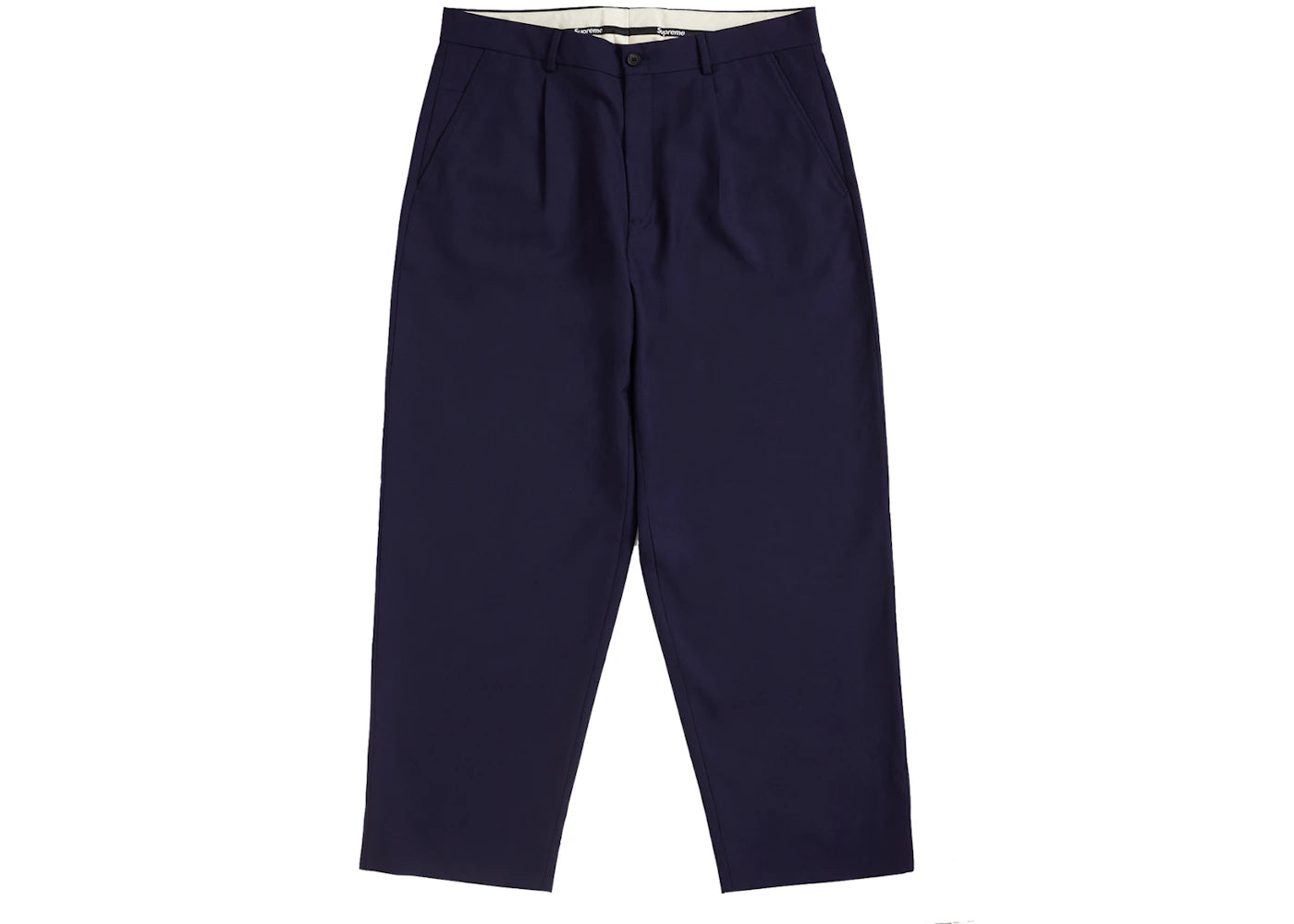 Supreme Pleated Trouser SS24 Navy