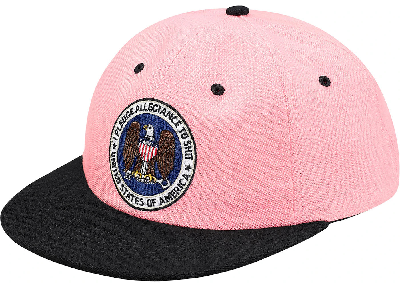 Supreme Pledge Allegiance 6-Panel Pink