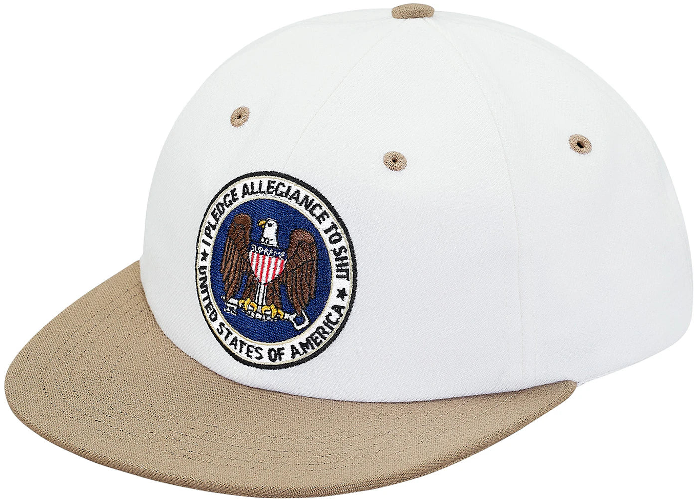 Supreme Pledge Allegiance 6-Panel White