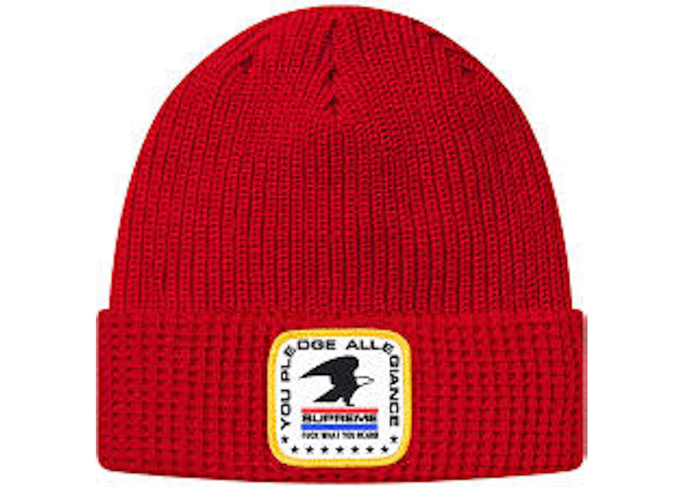 Supreme Pledge Allegiance Beanie Red