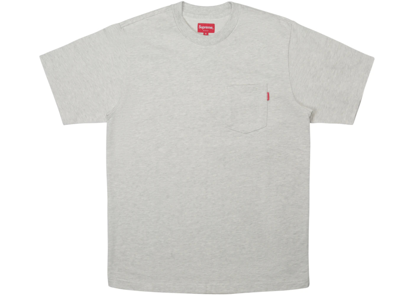 Supreme Pocket Tee Ash Grey