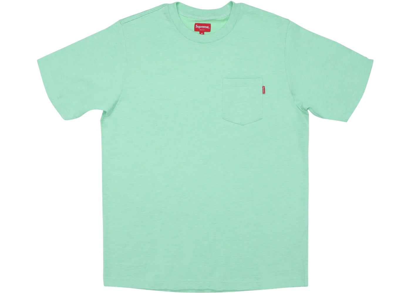 Supreme Pocket Tee Heather Light Green