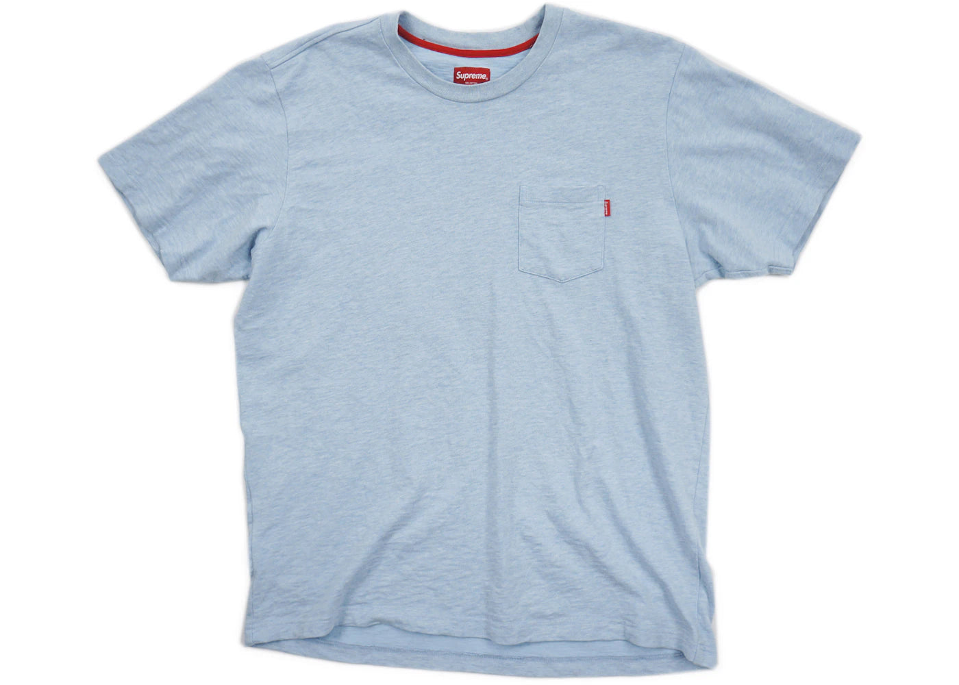 Supreme Pocket Tee Light Blue