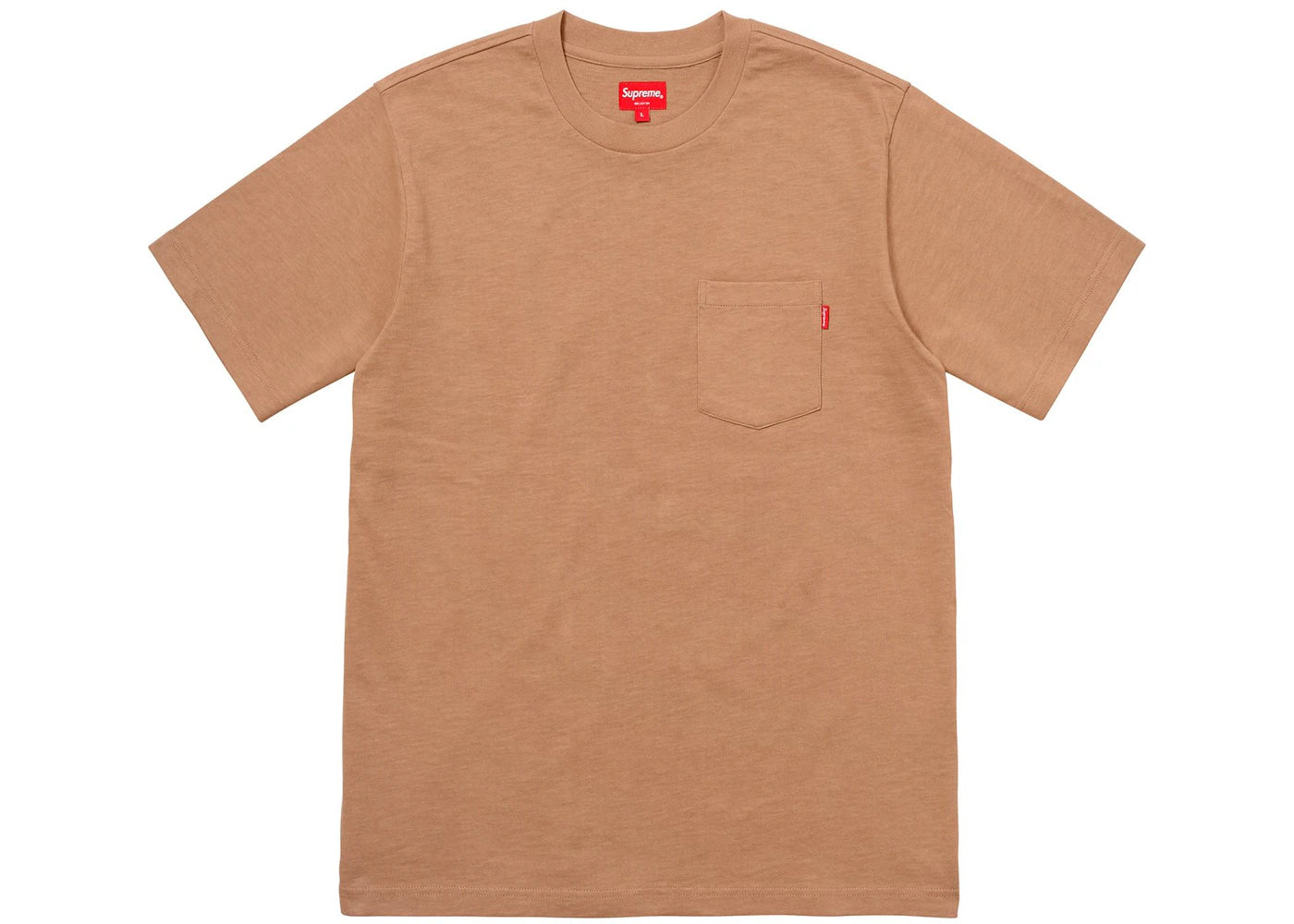 Supreme Pocket Tee Light Brown