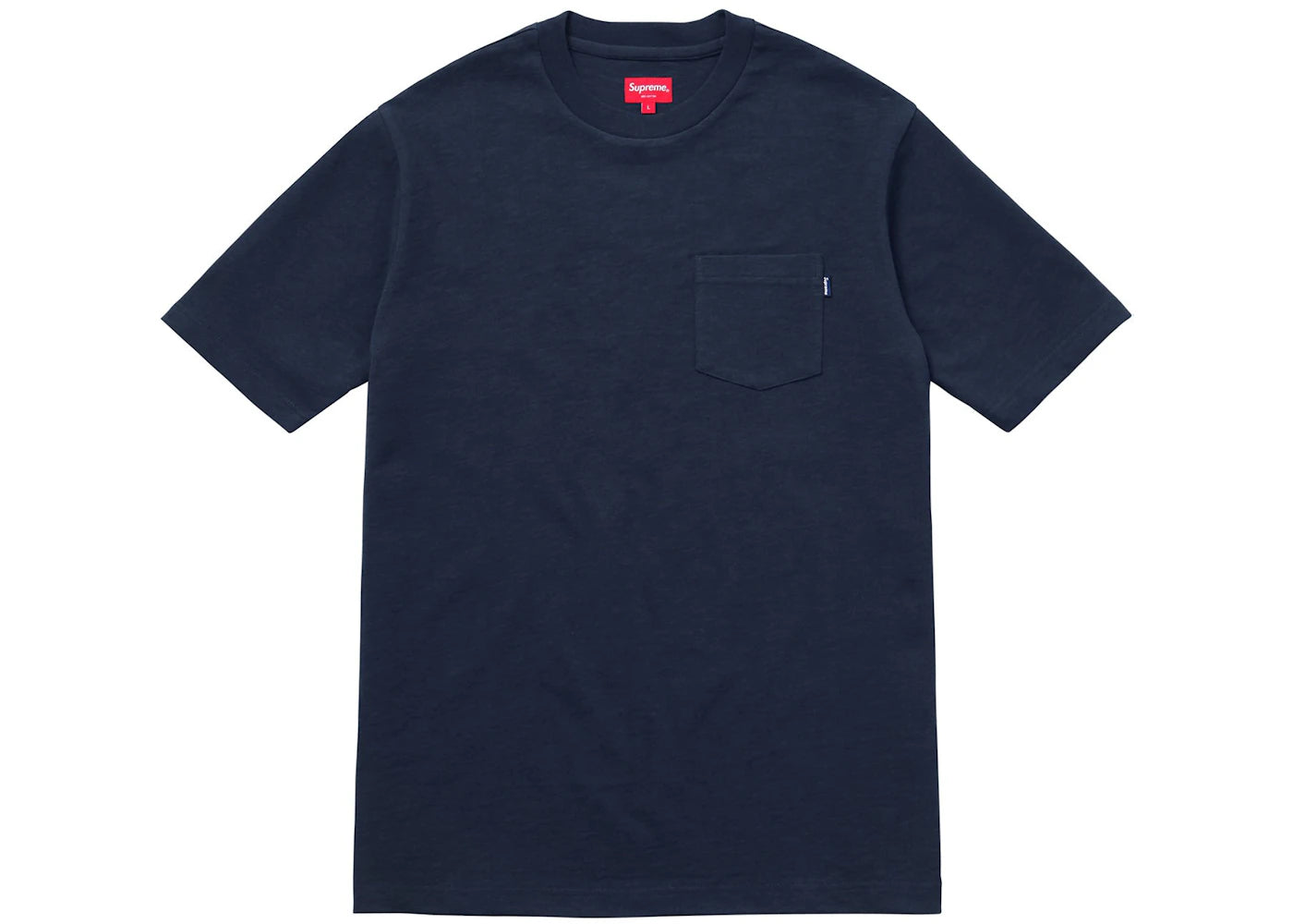 Supreme Pocket Tee Navy