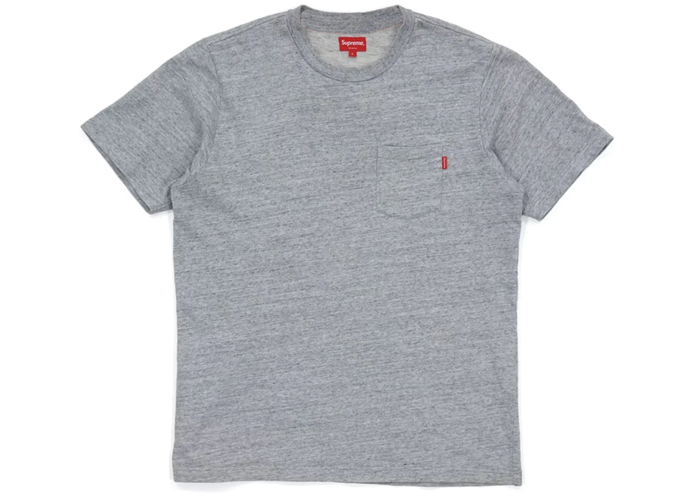 Supreme Pocket Tee (SS18) Heather Grey