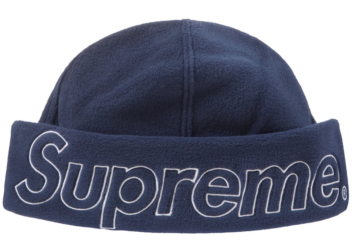 Supreme Polartec Beanie (FW23) Navy