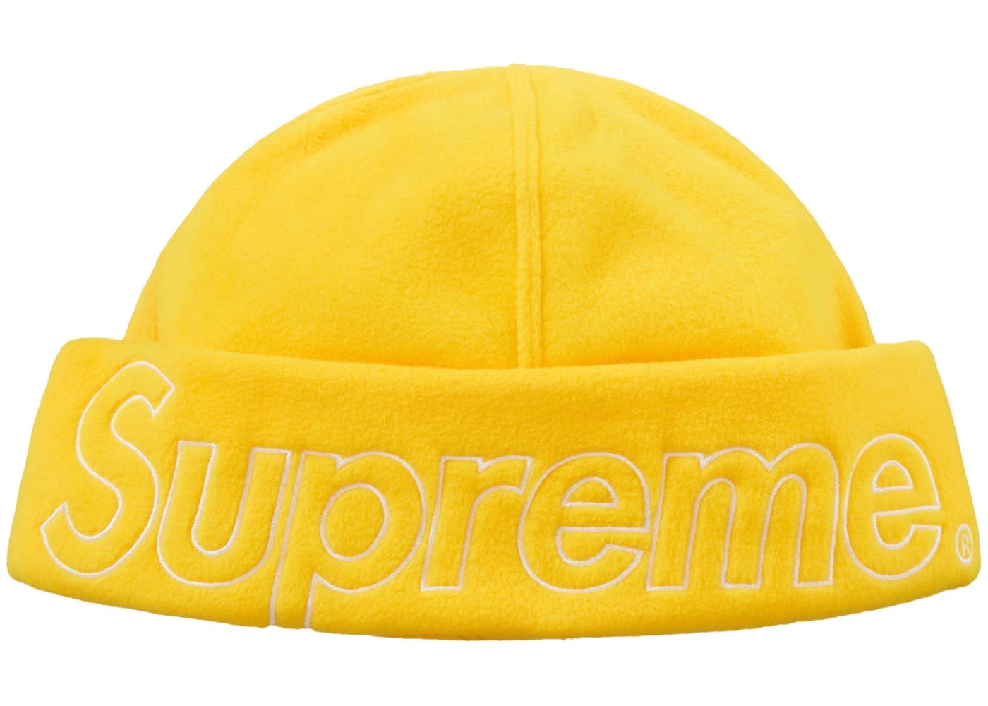 Supreme Polartec Beanie (FW23) Yellow