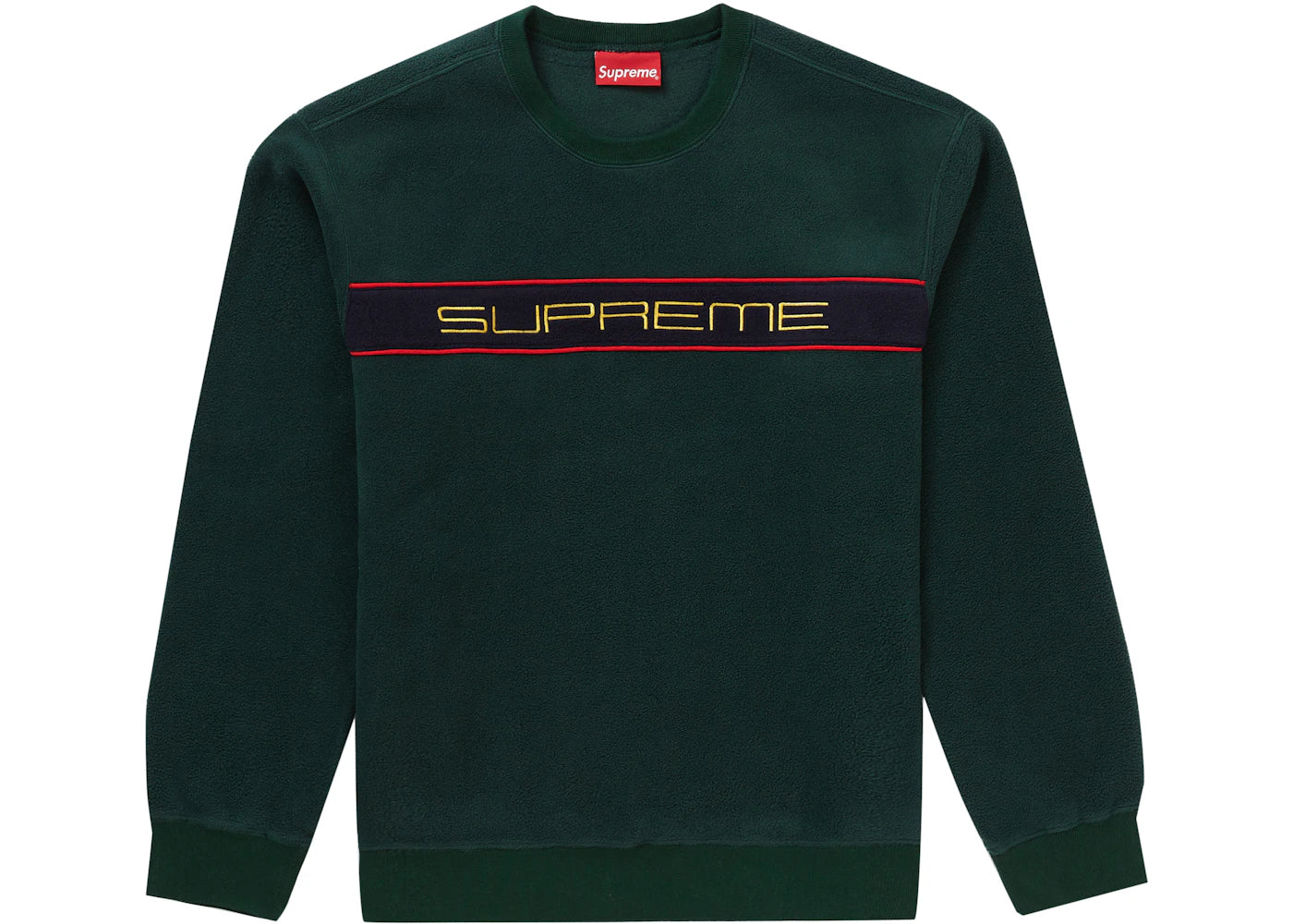 Supreme Polartec Crewneck Dark Green