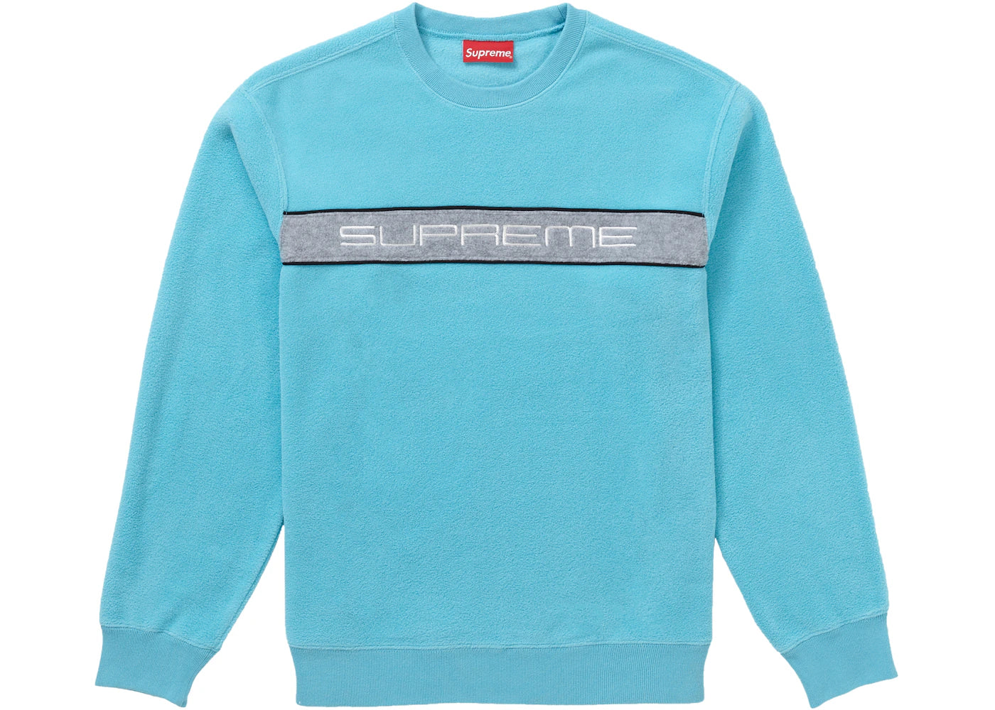 Supreme Polartec Crewneck Light Blue