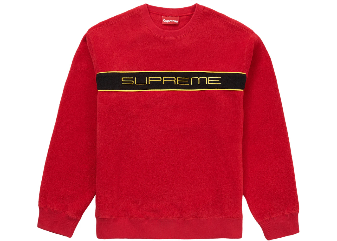 Supreme Polartec Crewneck Red