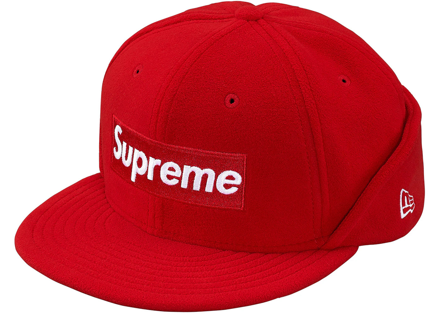 Supreme Polartec Ear Flap New Era Red