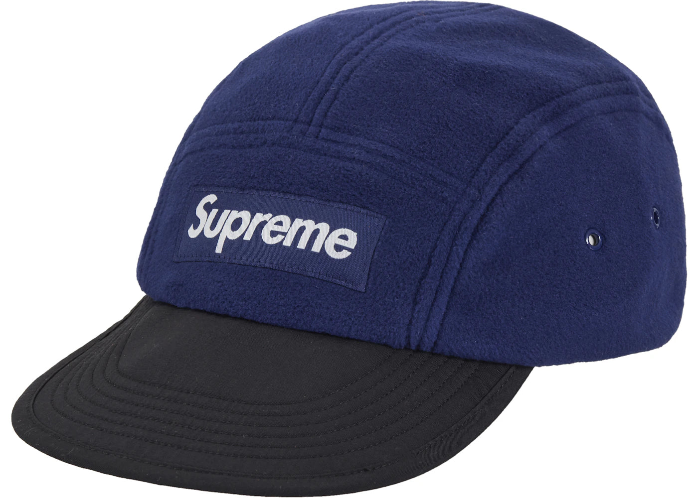 Supreme Polartec Earflap Camp Cap (FW24) Navy