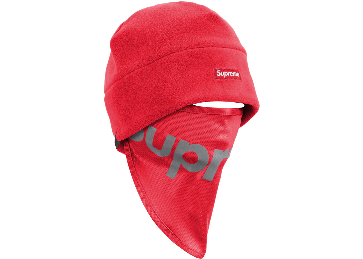 Supreme Polartec Facemask Beanie Red