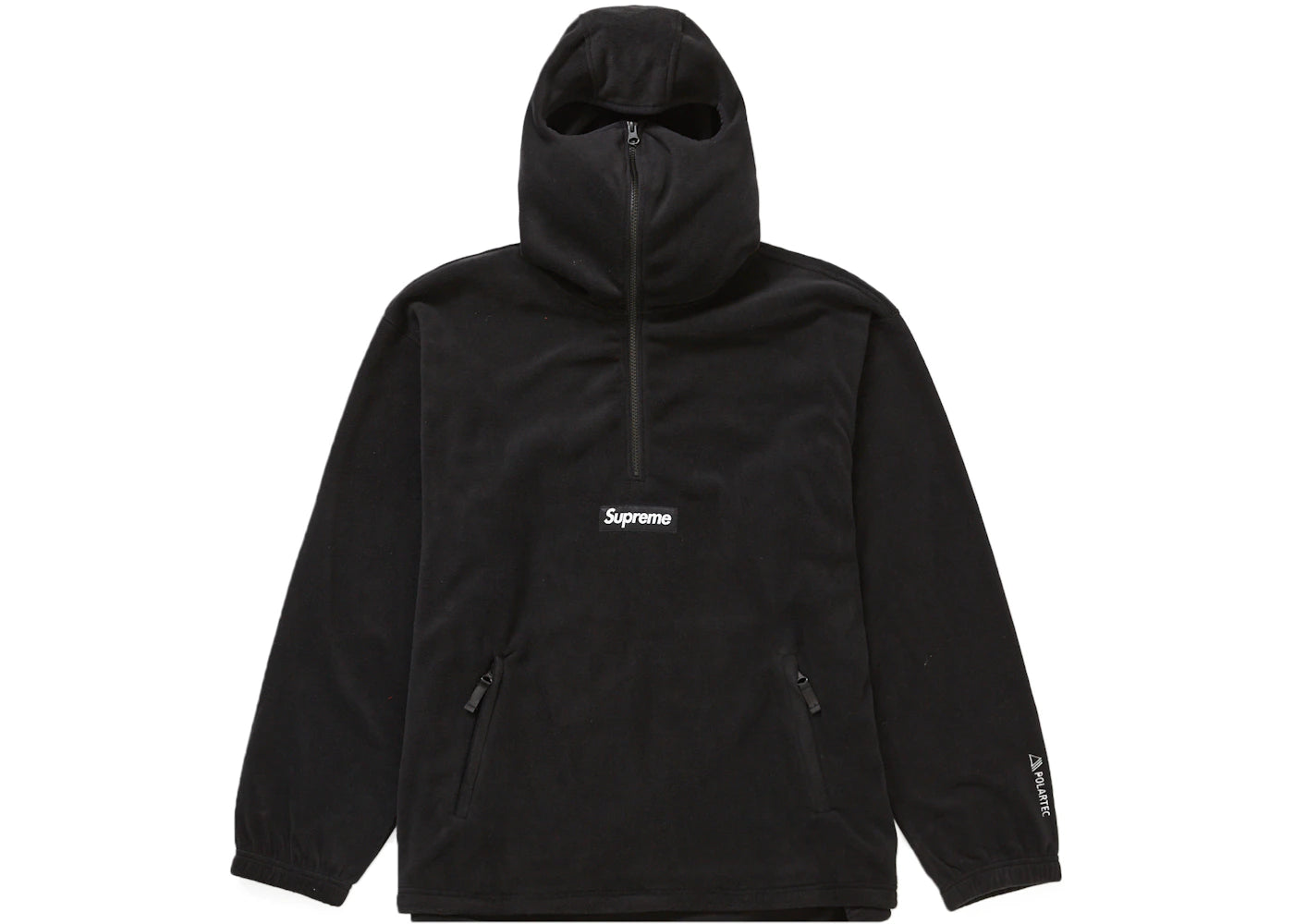 Supreme Polartec Facemask Half Zip Pullover Black