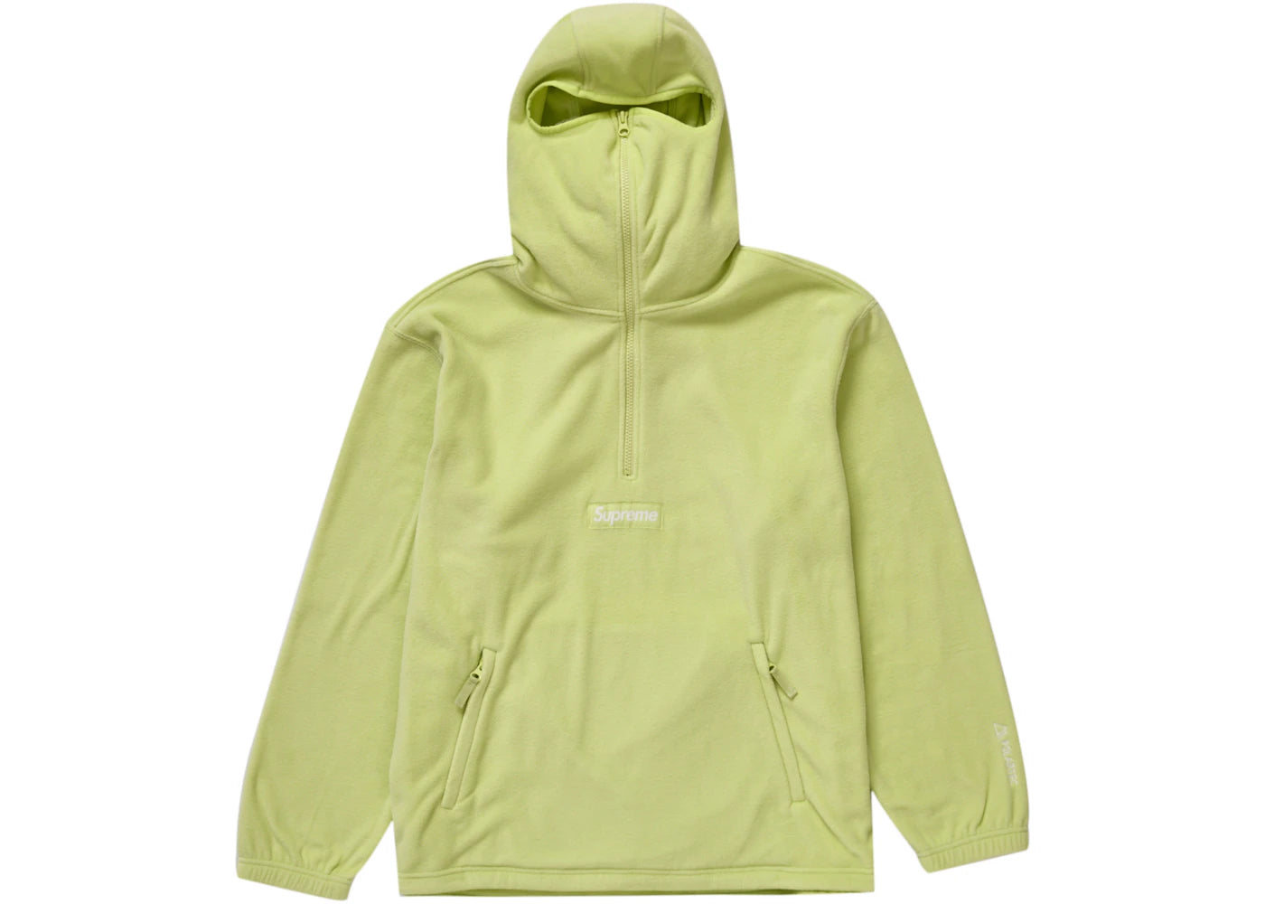 Supreme Polartec Facemask Half Zip Pullover Lime