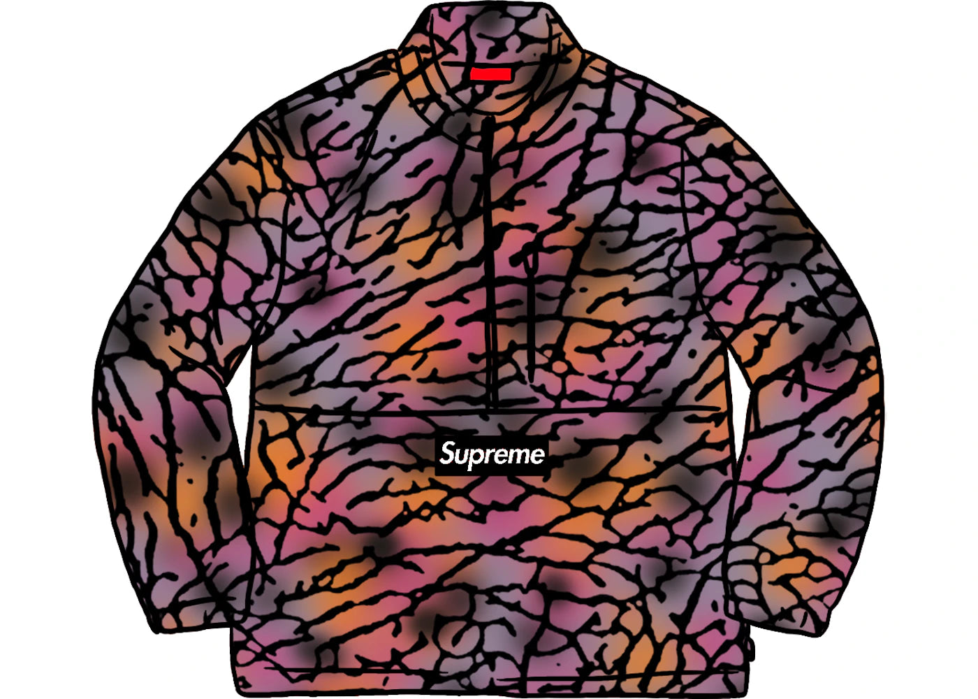 Supreme Polartec Half Zip Pullover (FW20) Purple Treebark Camo