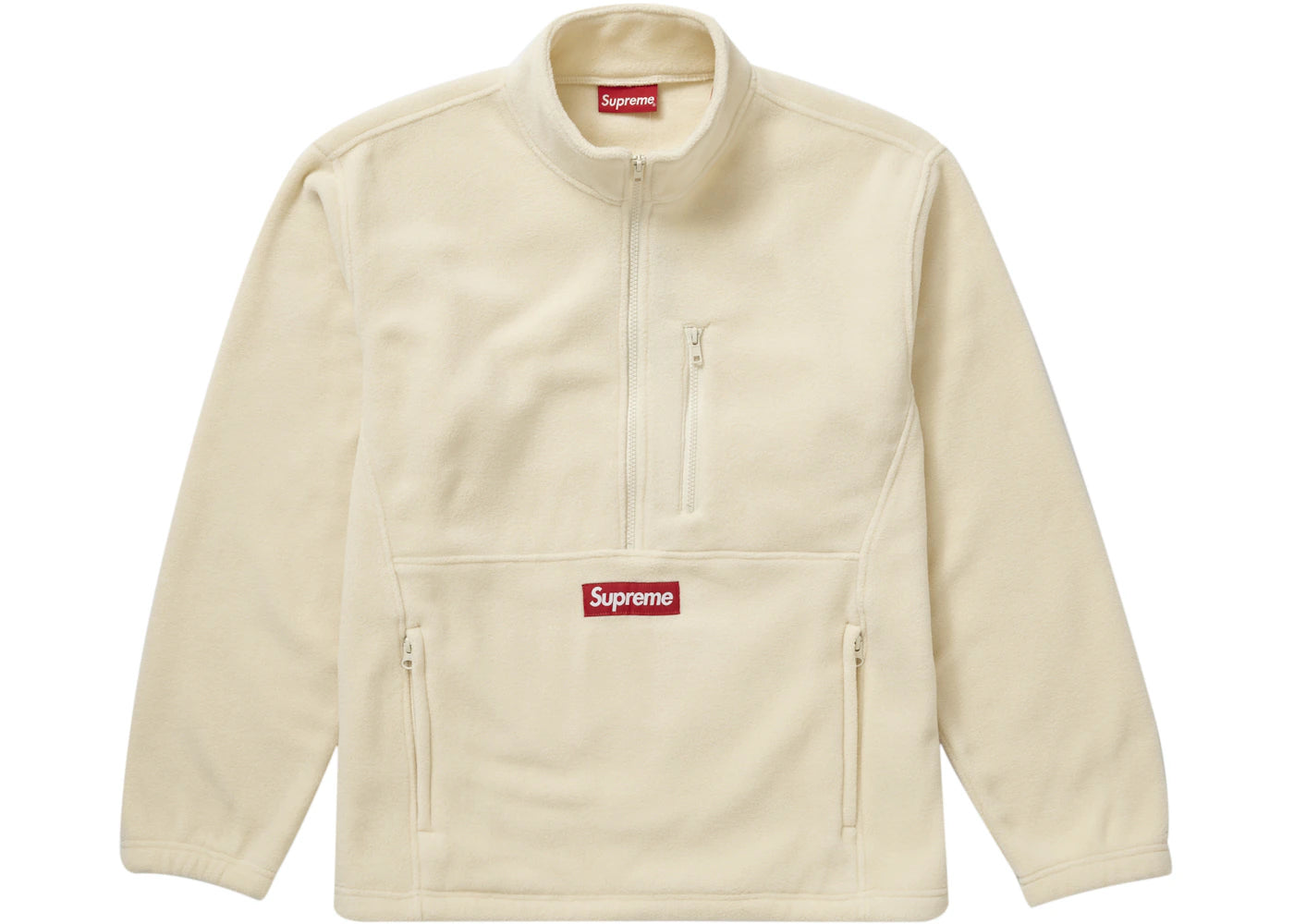 Supreme Polartec Half Zip Pullover (FW21) Natural