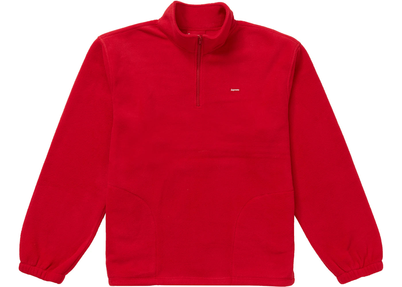 Supreme Polartec Half Zip Pullover Red