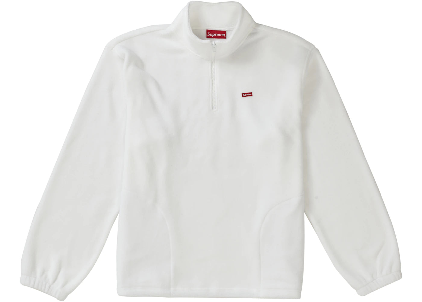 Supreme Polartec Half Zip Pullover White
