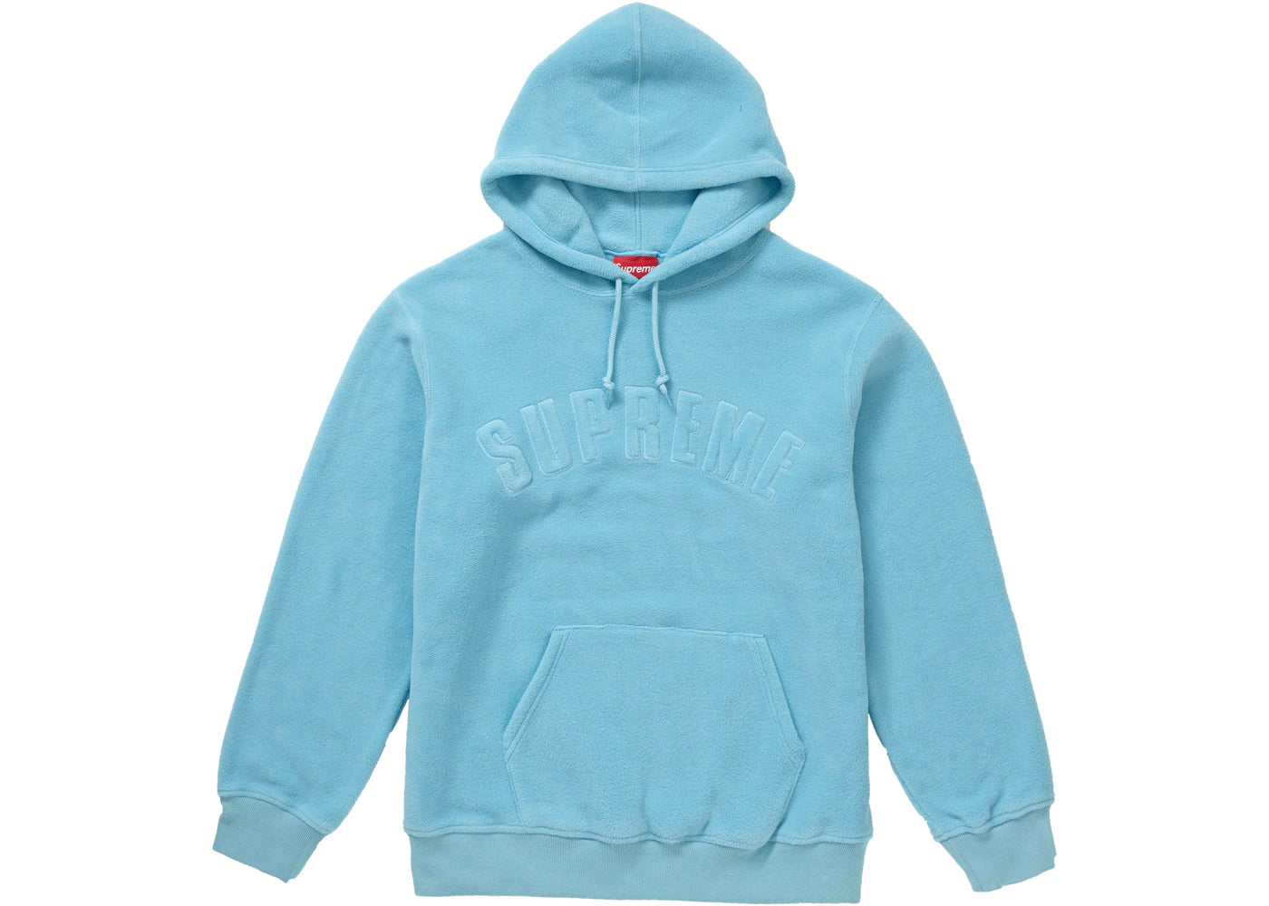 Supreme Polartec Hooded Sweatshirt (FW18) Light Blue