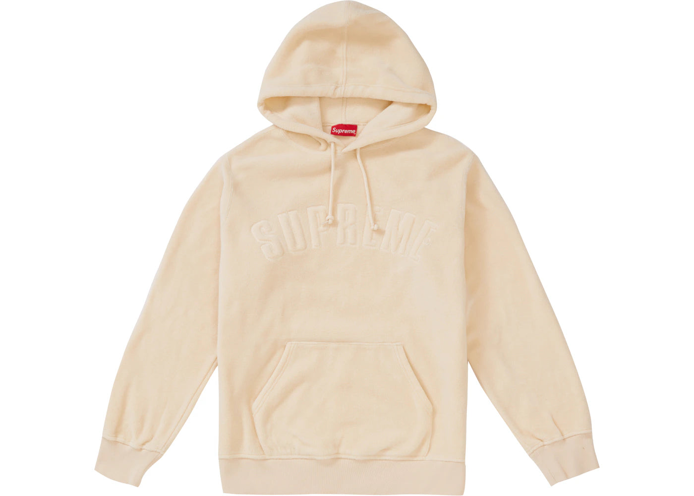 Supreme Polartec Hooded Sweatshirt (FW18) Natural