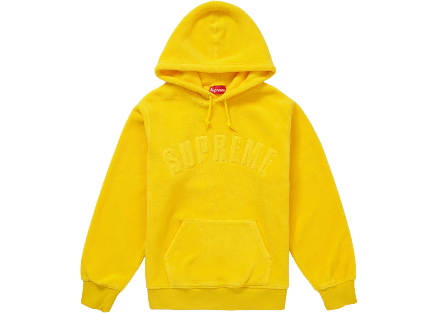Supreme Polartec Hooded Sweatshirt (FW18) Yellow
