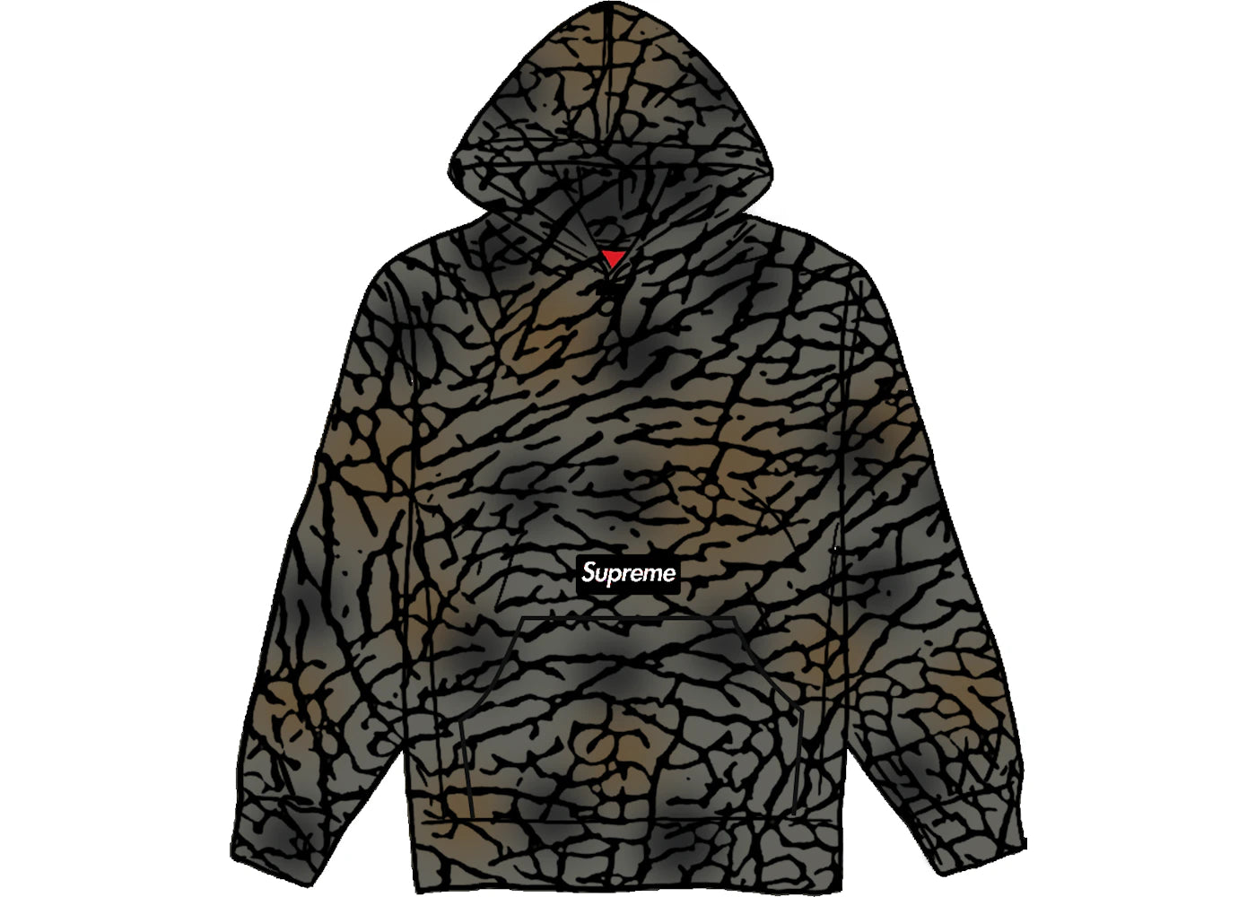 Supreme Polartec Hooded Sweatshirt (FW20) Olive Treebark Camo