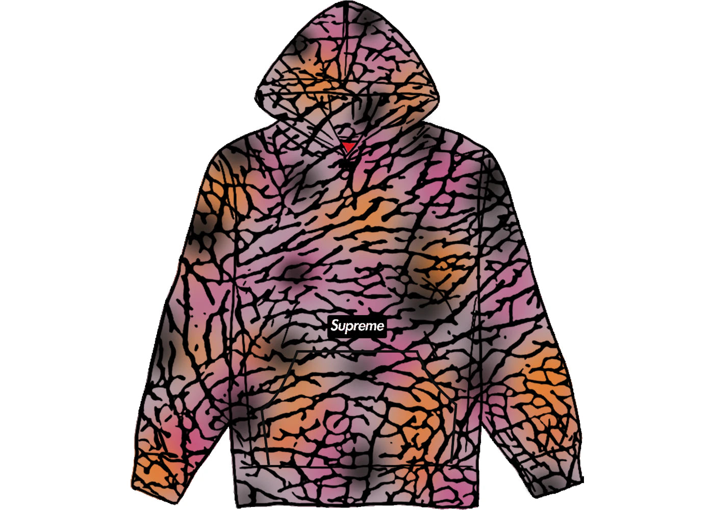 Supreme Polartec Hooded Sweatshirt (FW20) Purple Treebark Camo