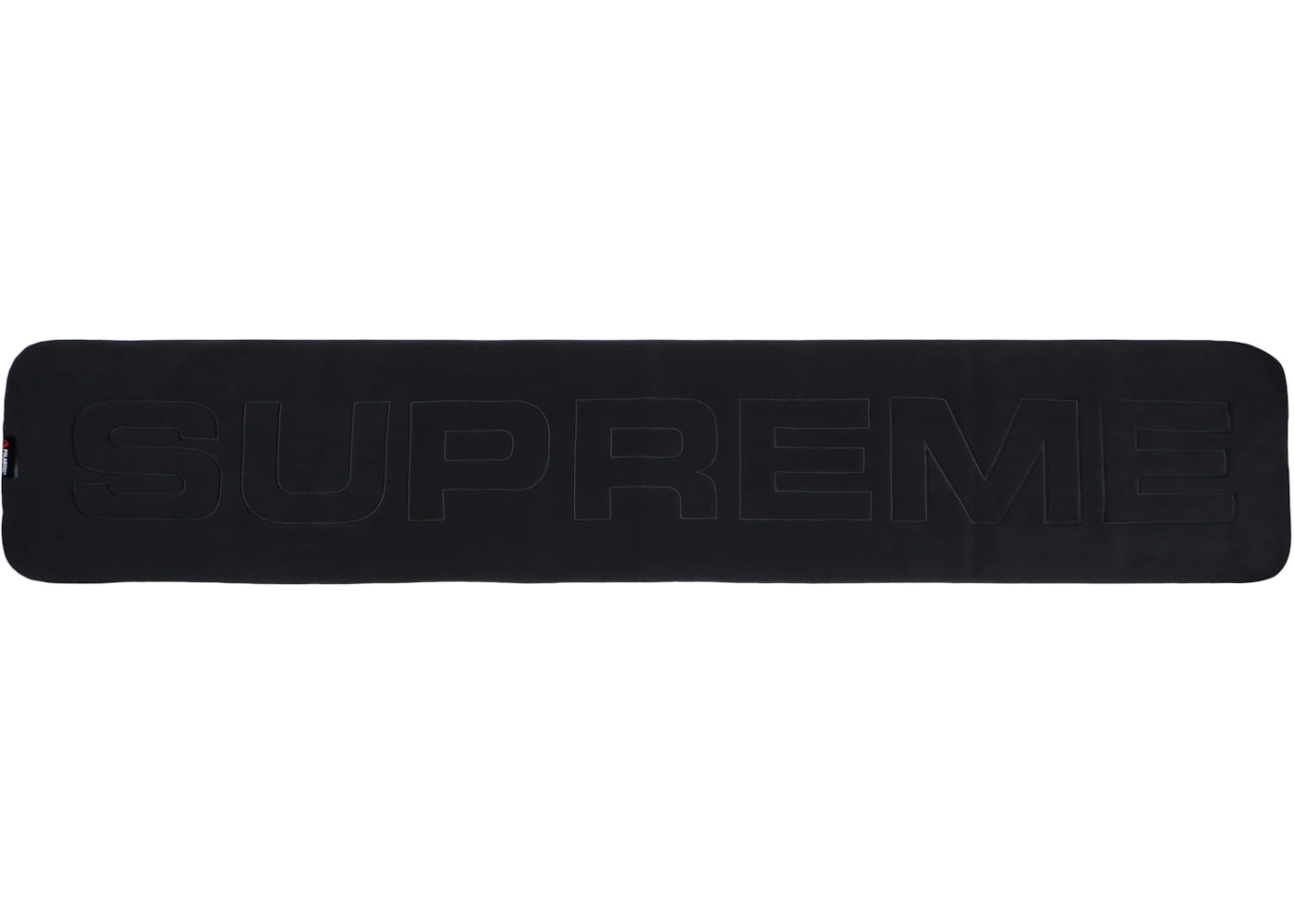 Supreme Polartec Logo Scarf Black