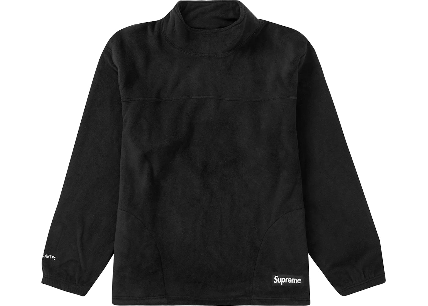 Supreme Polartec Mock Neck Pullover Black