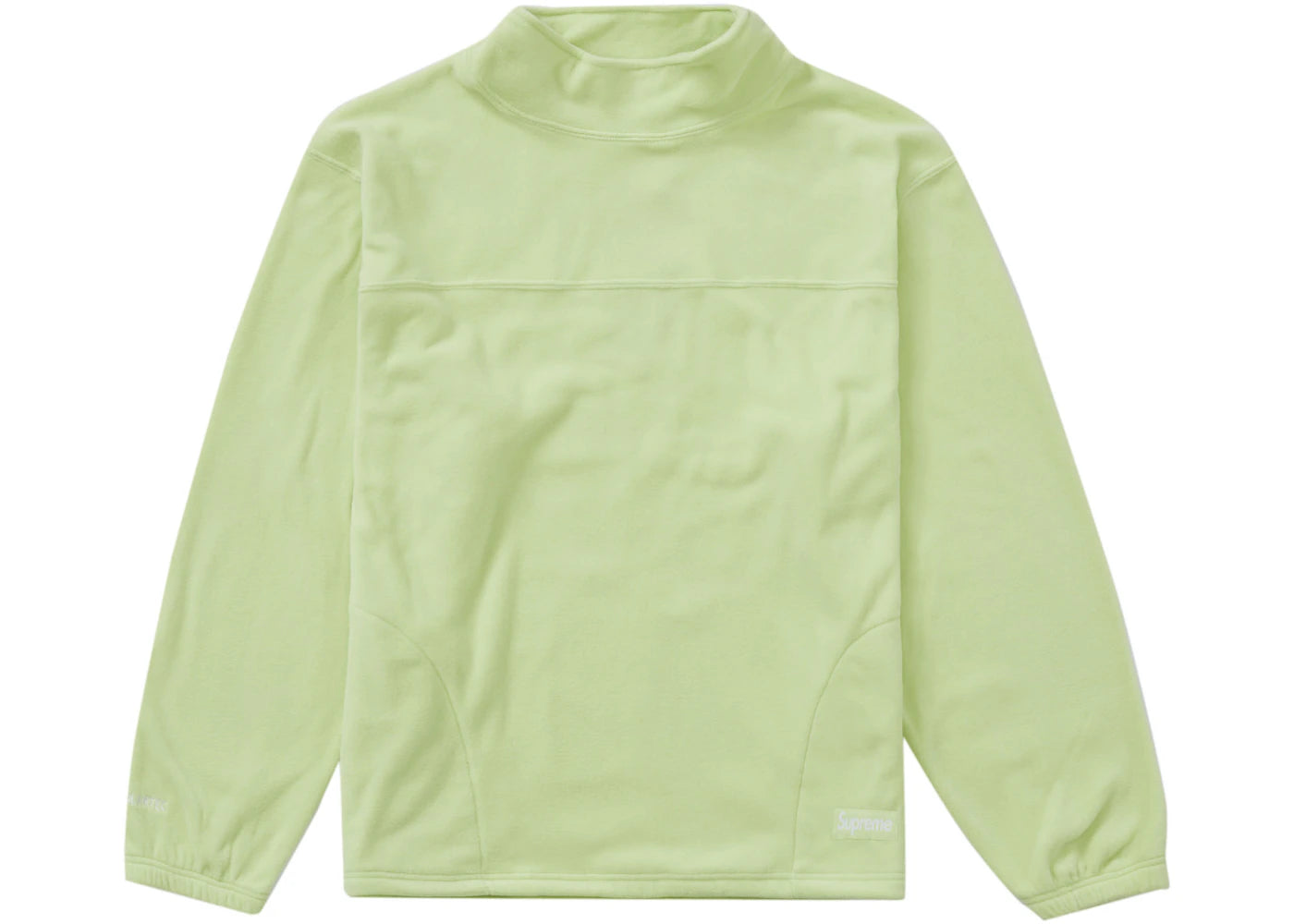 Supreme Polartec Mock Neck Pullover Lime