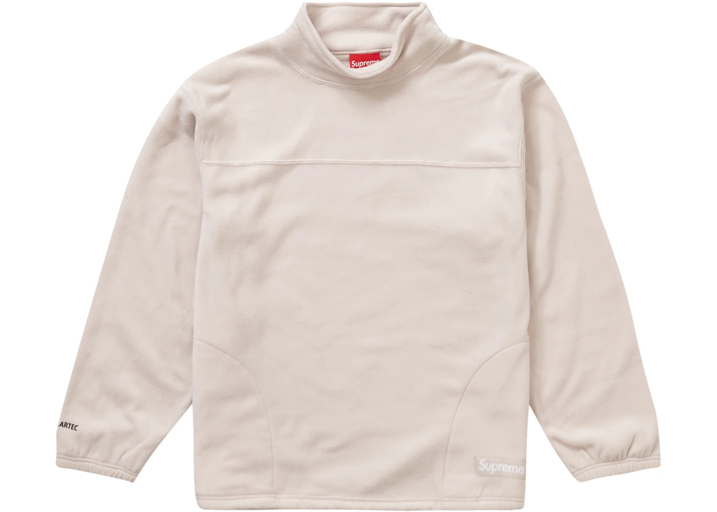 Supreme Polartec Mock Neck Pullover Stone