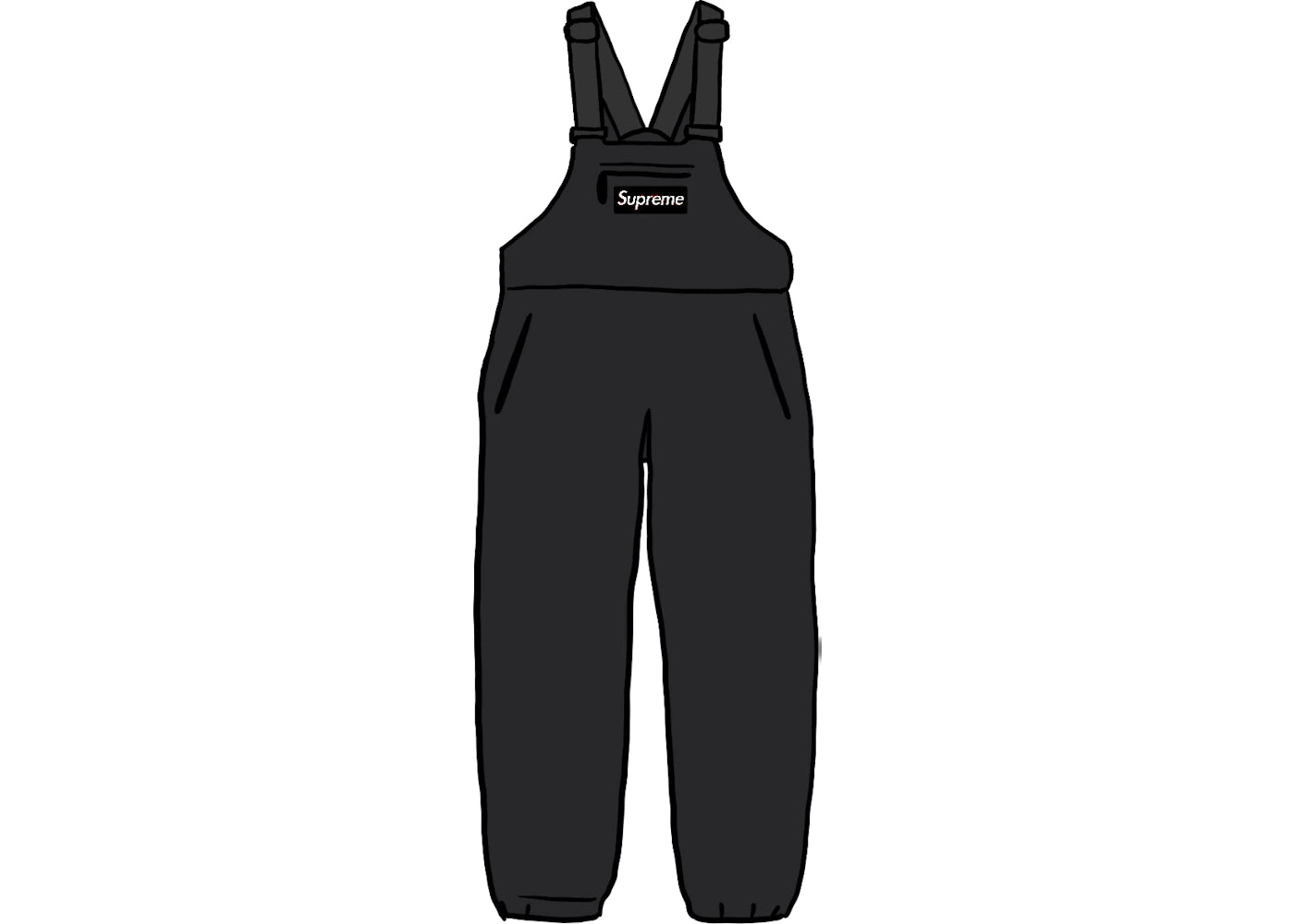 Supreme Polartec Overalls Black