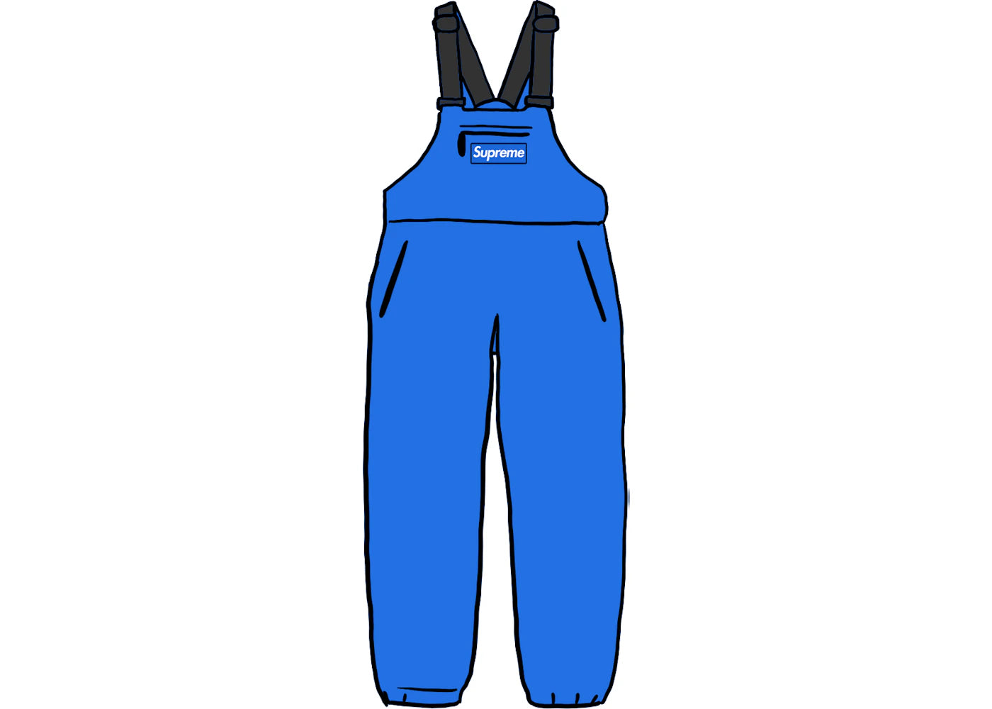 Supreme Polartec Overalls Bright Blue