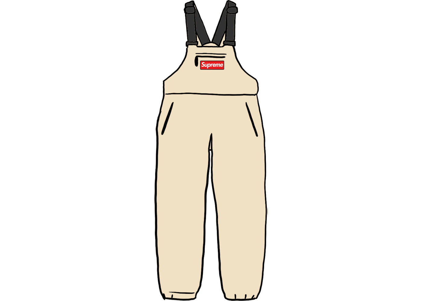 Supreme Polartec Overalls Natural