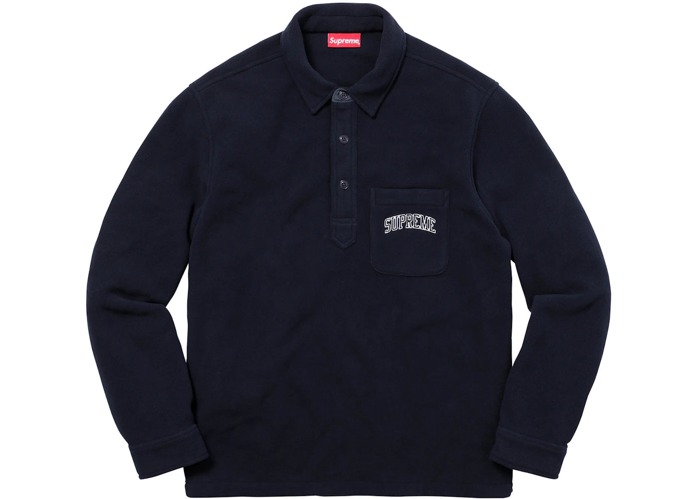 Supreme Polartec Pullover Shirt Navy