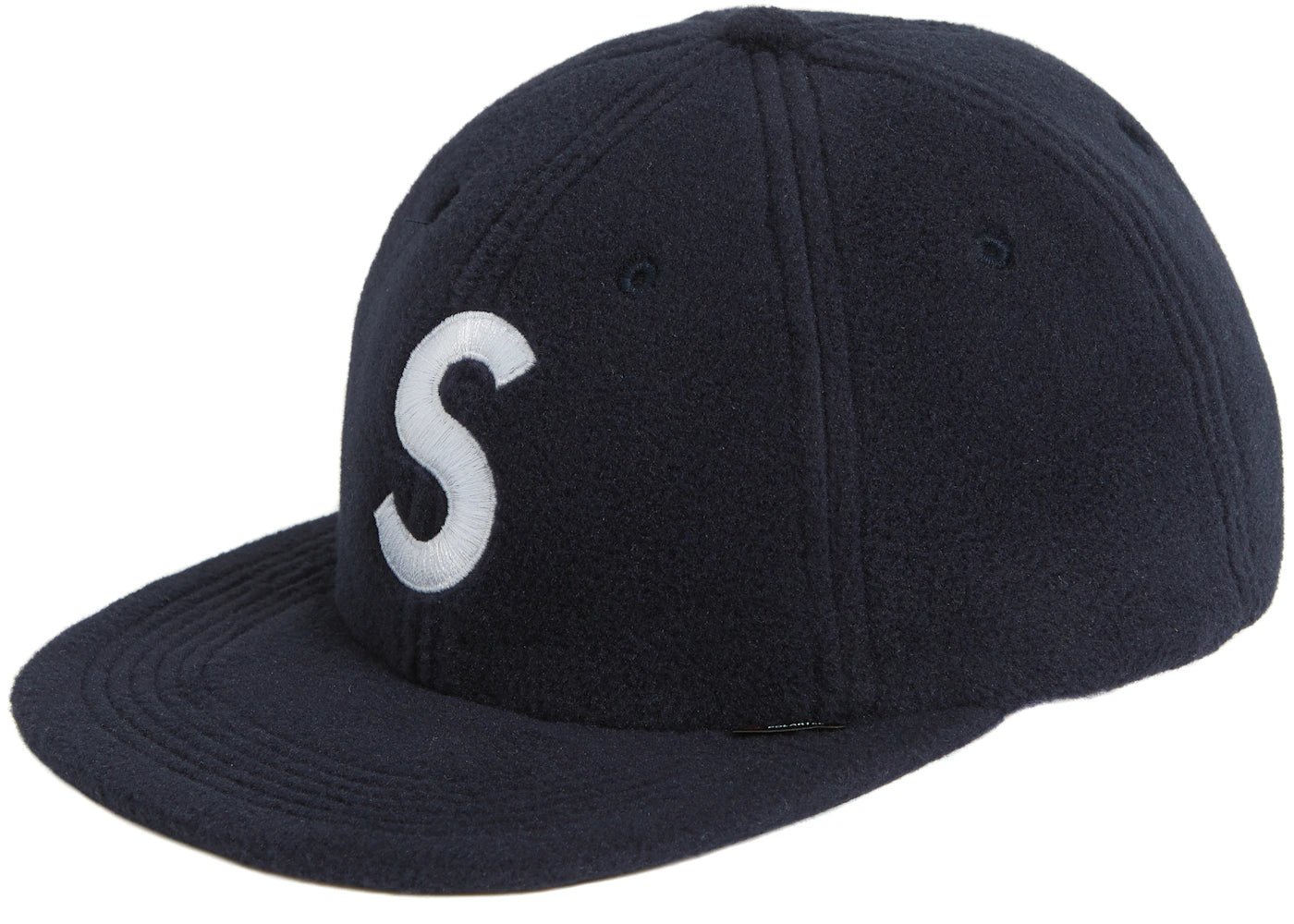 Supreme Polartec S Logo 6-Panel Navy