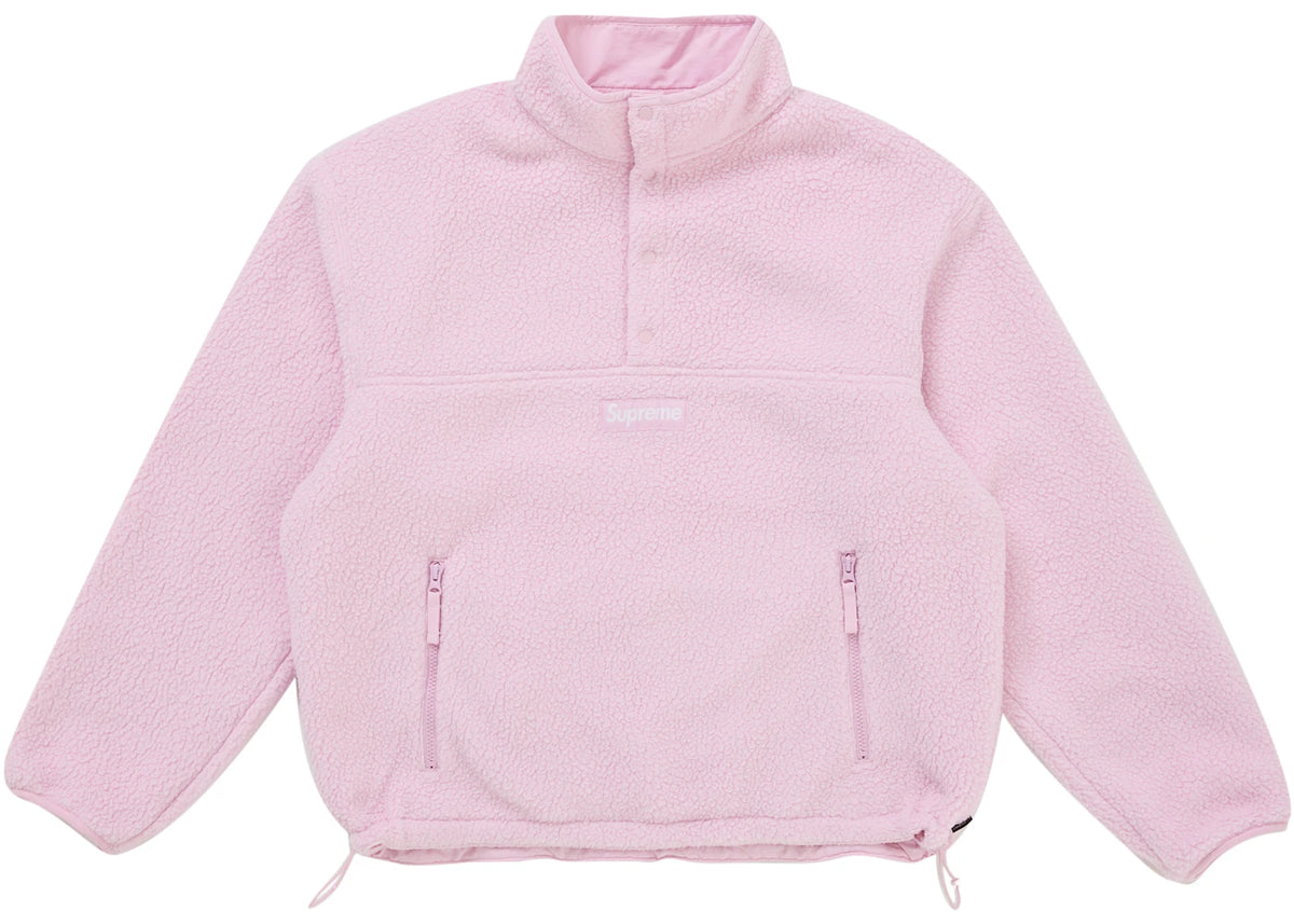 Supreme Polartec Shearling Reversible Pullover (FW25) Pink