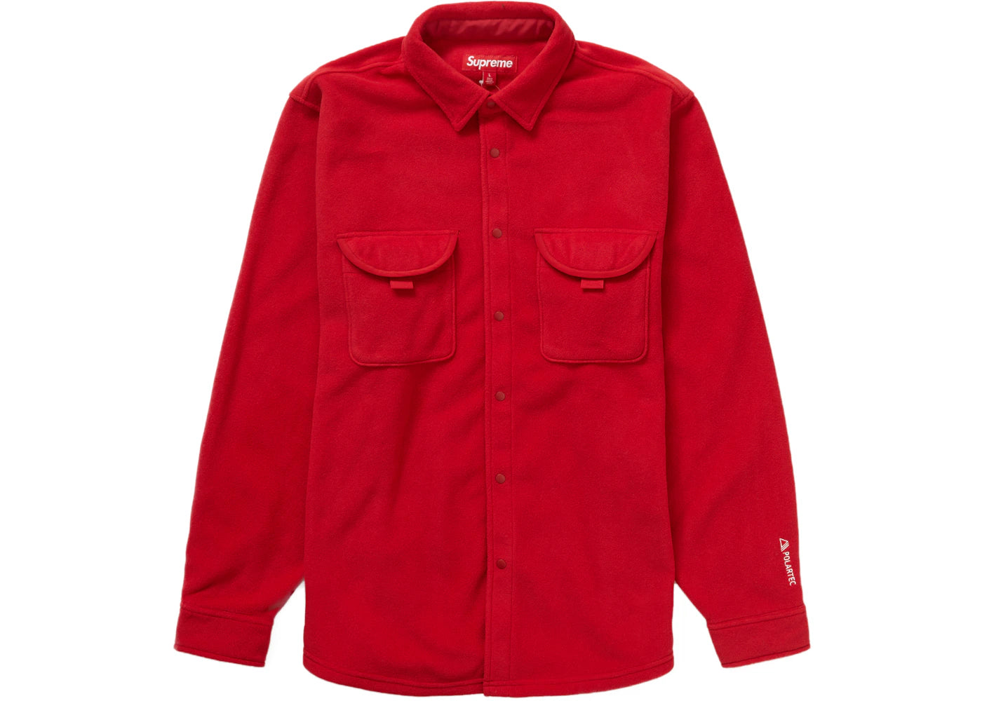 Supreme Polartec Shirt (FW23) Red