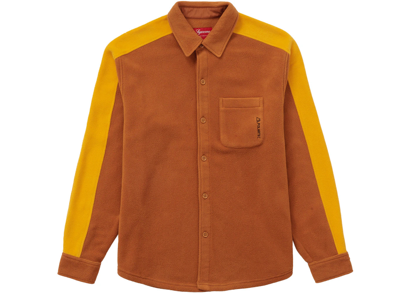 Supreme Polartec Shirt Rust