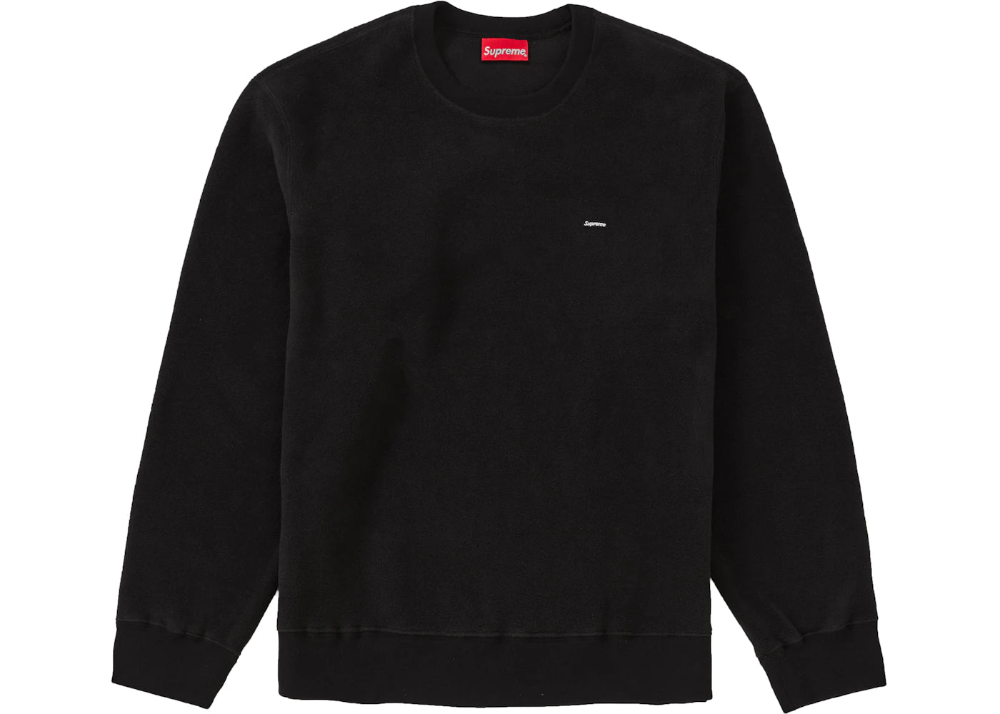Supreme Polartec Small Box Crewneck Black