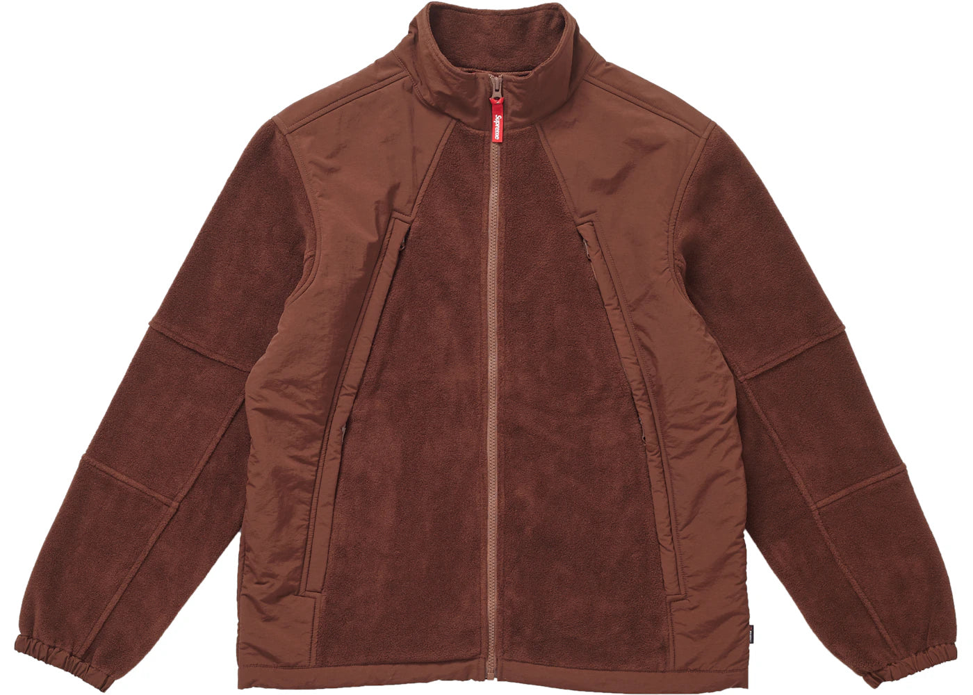 Supreme Polartec Zip Up Jacket Brown