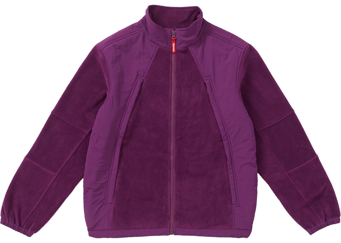 Supreme Polartec Zip Up Jacket Purple