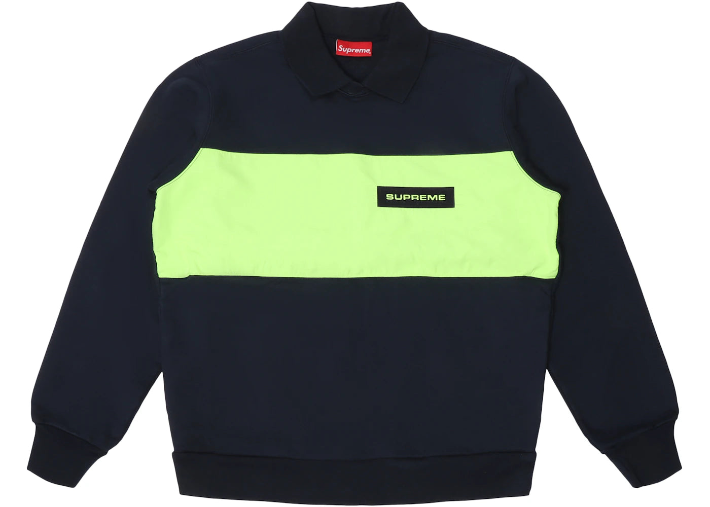 Supreme Polo Crewneck Navy