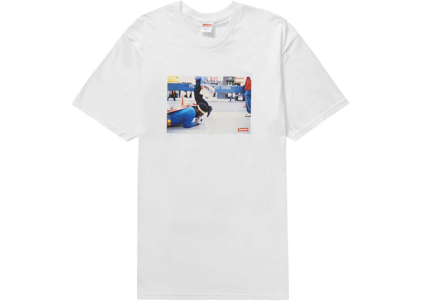 Supreme Pope.L Training Crawl Tee White