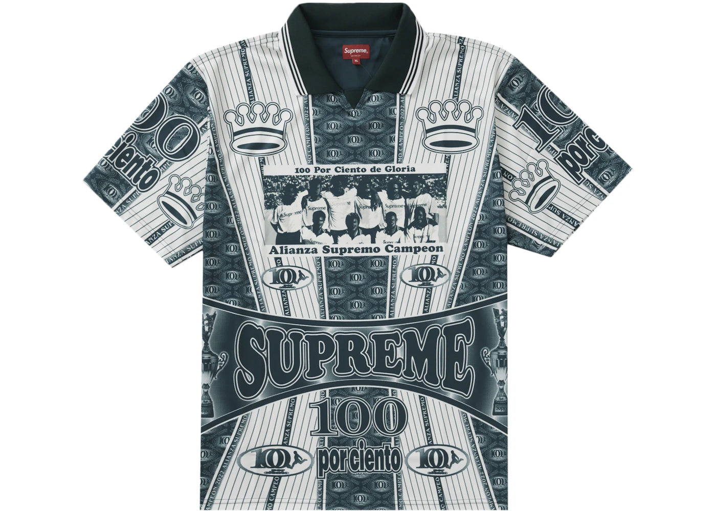 Supreme Por Ciento Soccer Jersey Green