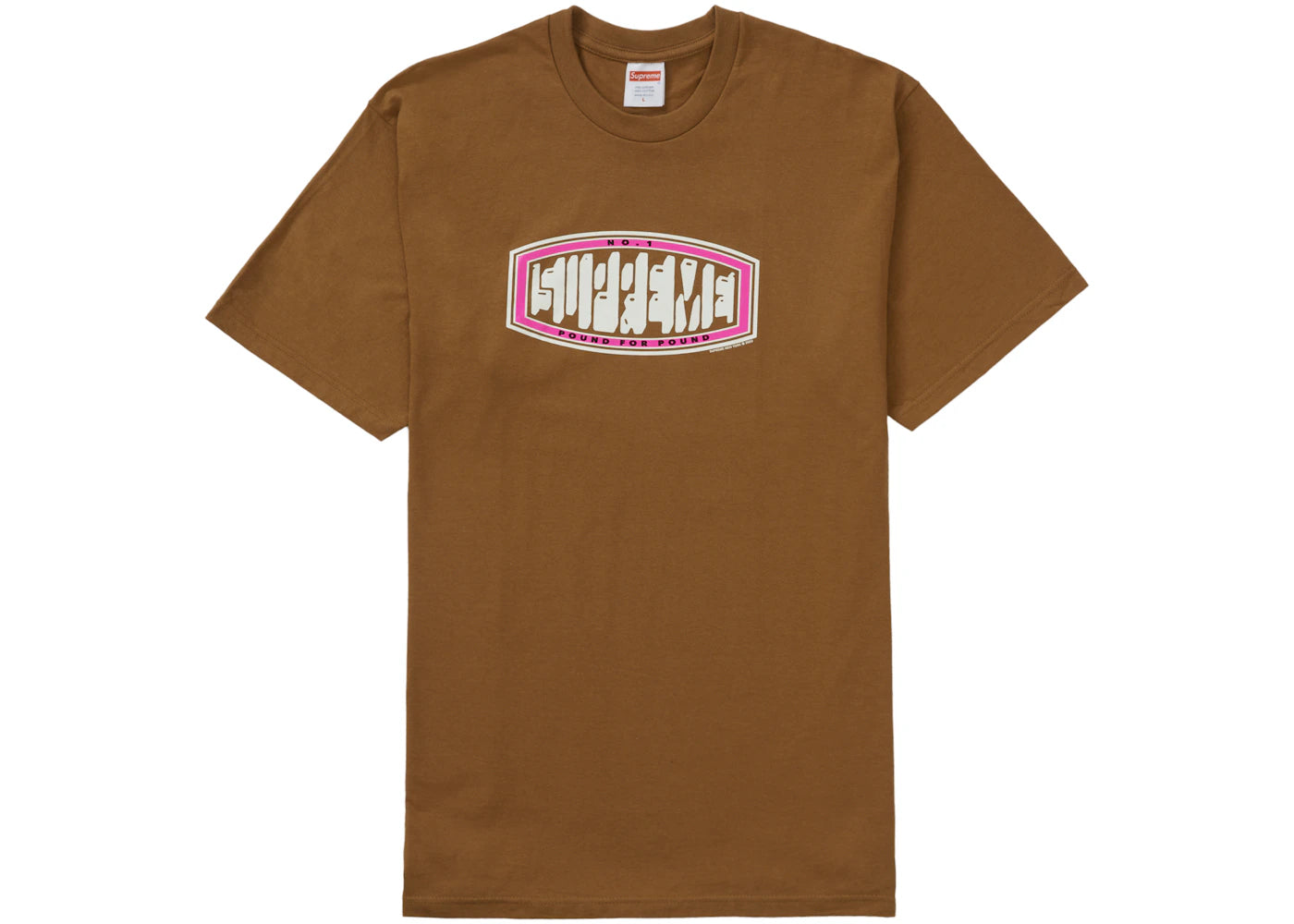 Supreme Pound Tee Brown